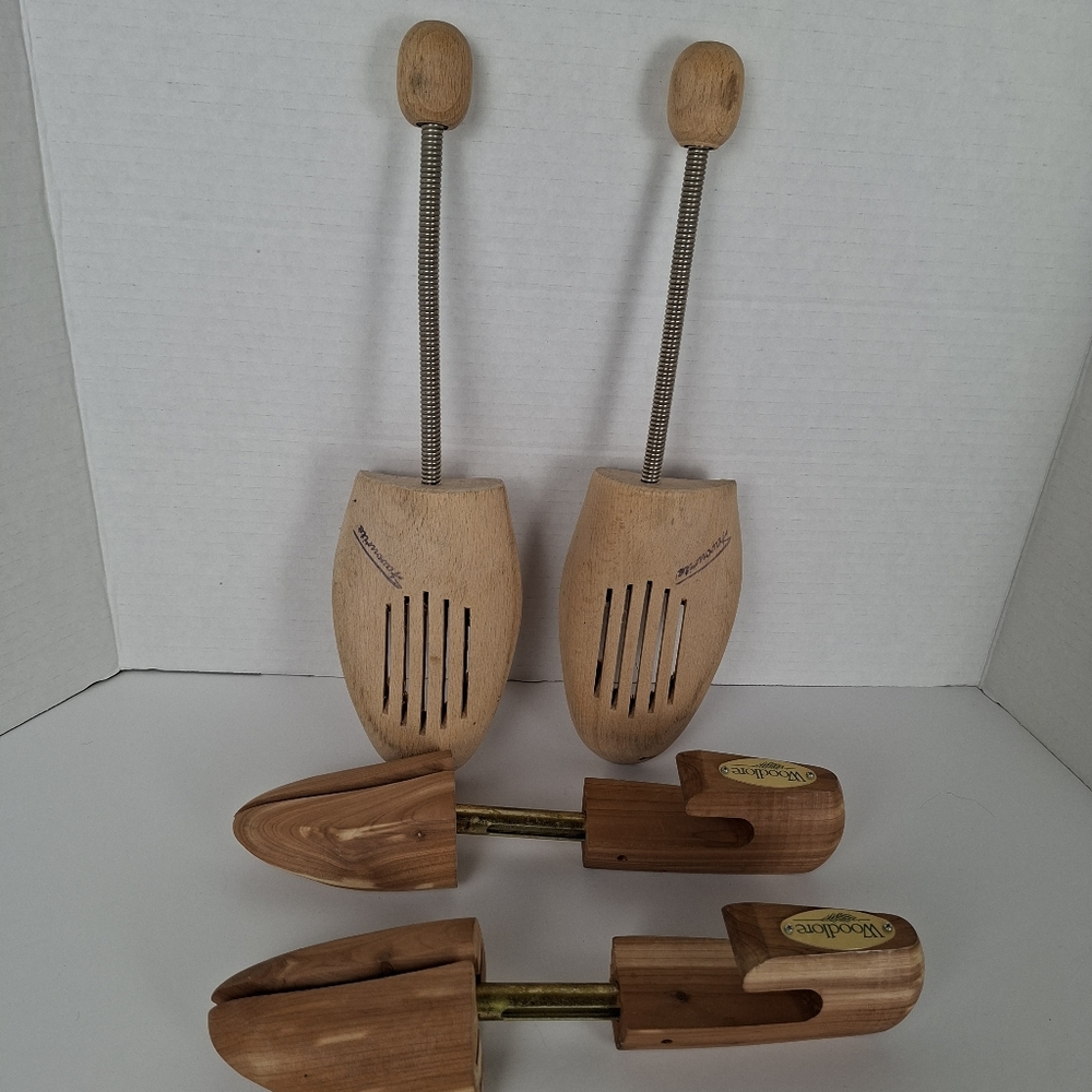 Vintage Wooden Shoe Storage Shoe Tree Woodlore +